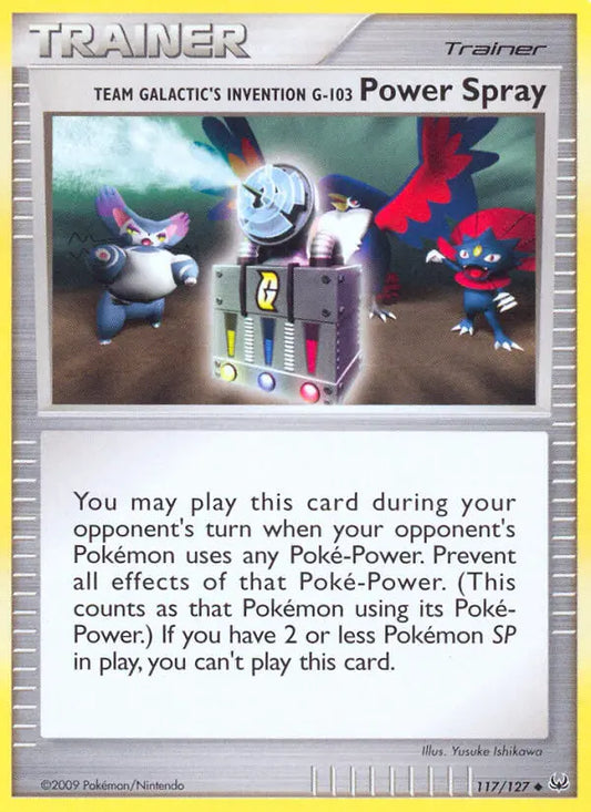 Team Galactic's Invention G-103 Power Spray 117 Platinum Pokesingles