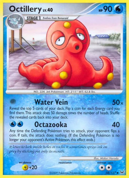 Octillery 58 Platinum Pokesingles