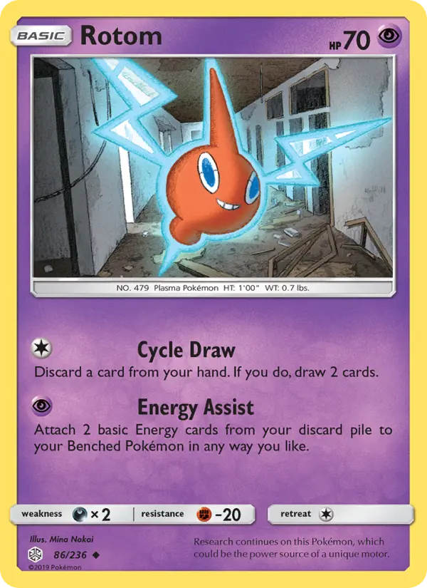 Rotom 86 Cosmic Eclipse Pokesingles