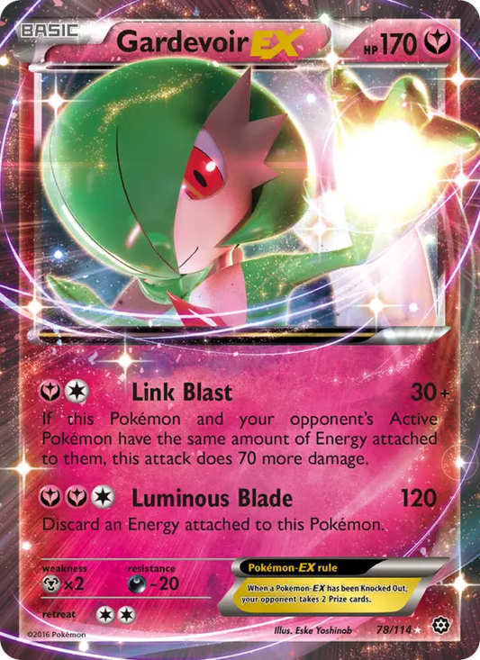 Gardevoir EX 78 Steam Siege Pokesingles