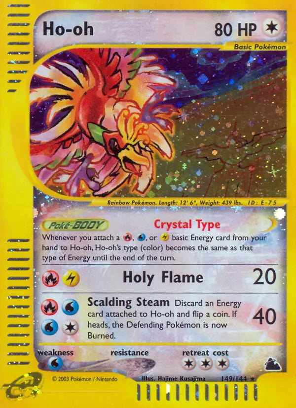 Ho-oh 149 Skyridge Pokesingles