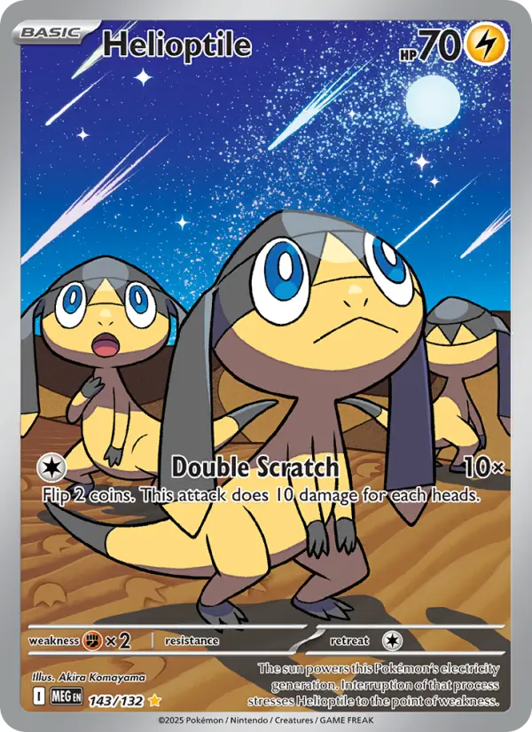 Helioptile 143 Mega Evolution Pokesingles