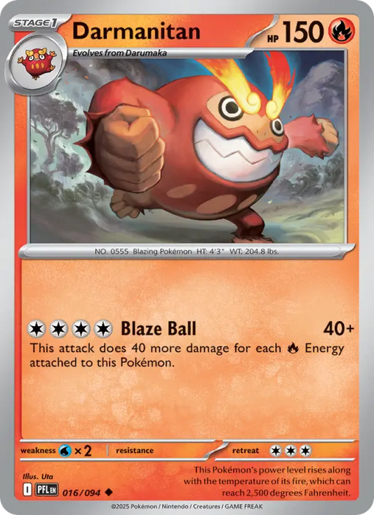 Darmanitan 16 Phantasmal Flames Pokesingles