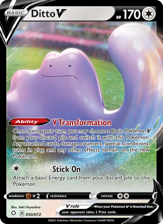 Ditto V 50 Shining Fates Pokesingles