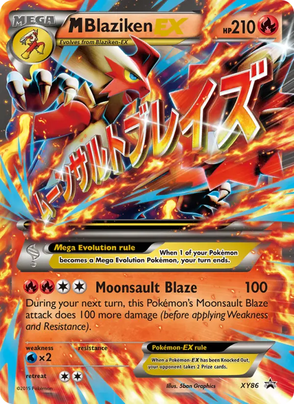 M Blaziken EX XY86 XY Black Star Promos Pokesingles