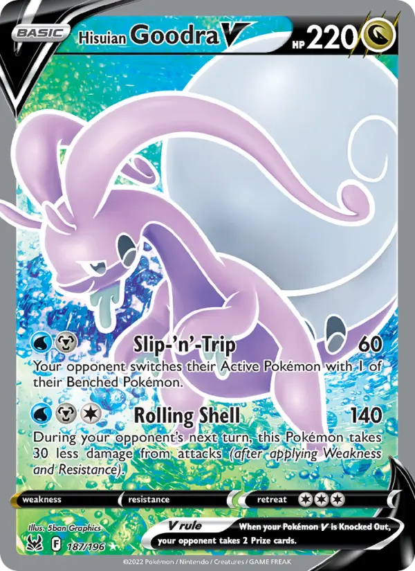 Hisuian Goodra V 187 Lost Origin Pokesingles