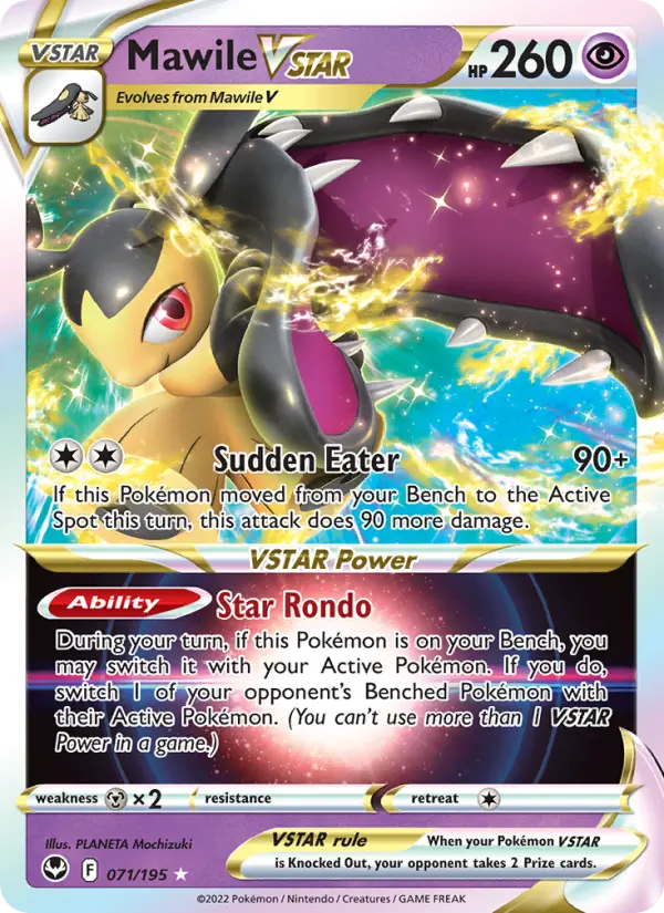 Mawile VSTAR 71 Silver Tempest Pokesingles