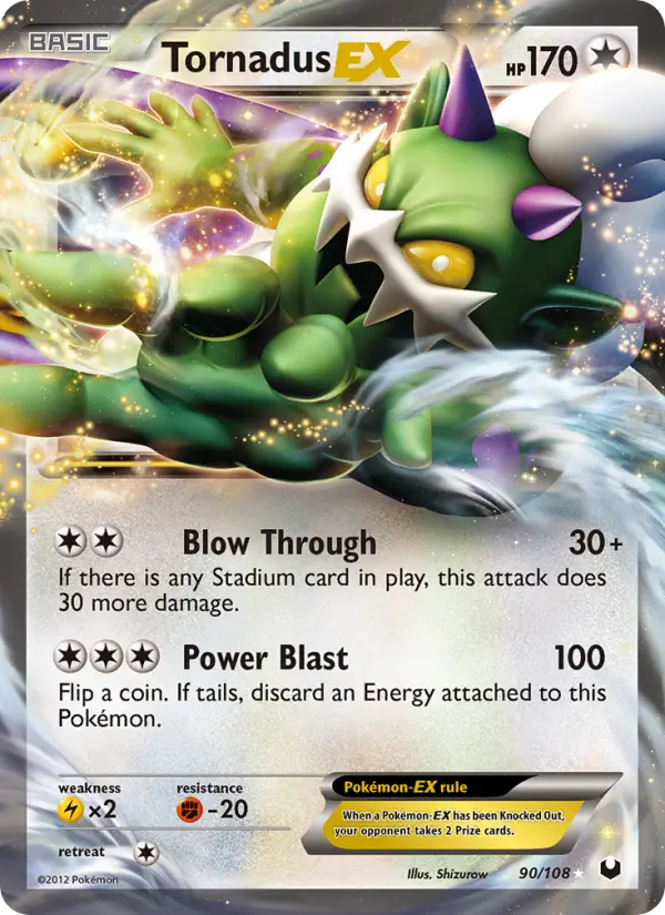 Tornadus-EX 90 Dark Explorers Pokesingles