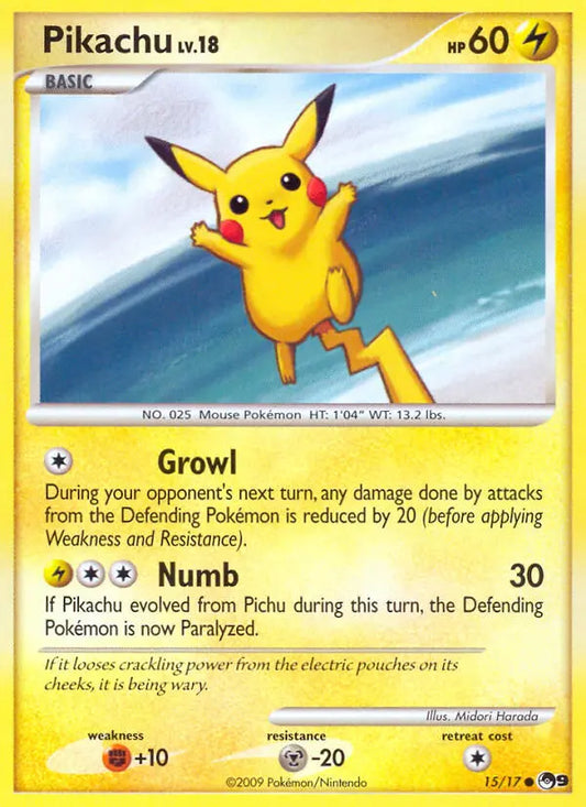 Pikachu 15 POP Series 9 Pokesingles
