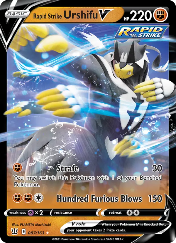 Rapid Strike Urshifu V 87 Battle Styles Pokesingles