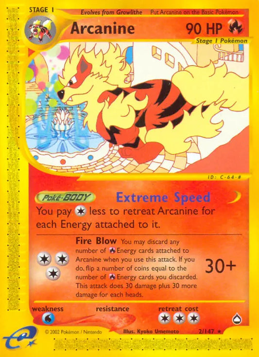 Arcanine 2 Aquapolis Pokesingles