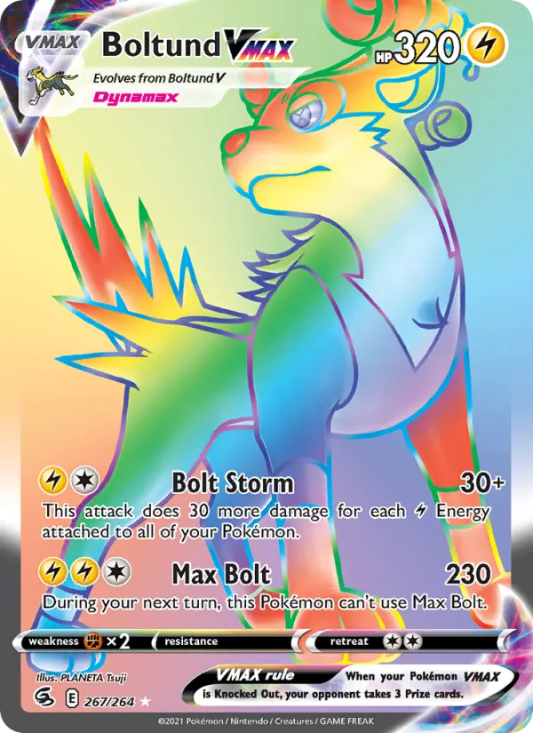 Boltund VMAX 267 Fusion Strike Pokesingles