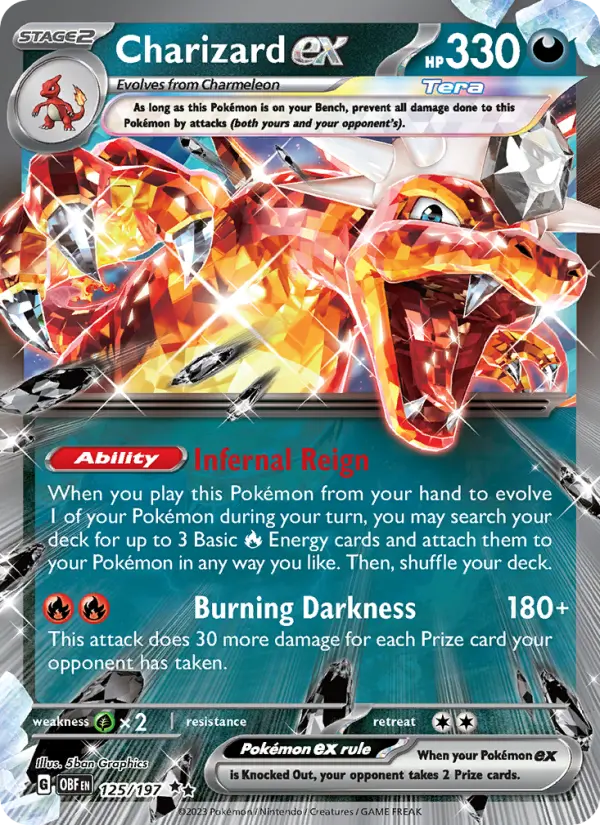 Charizard ex 125 Obsidian Flames Pokesingles