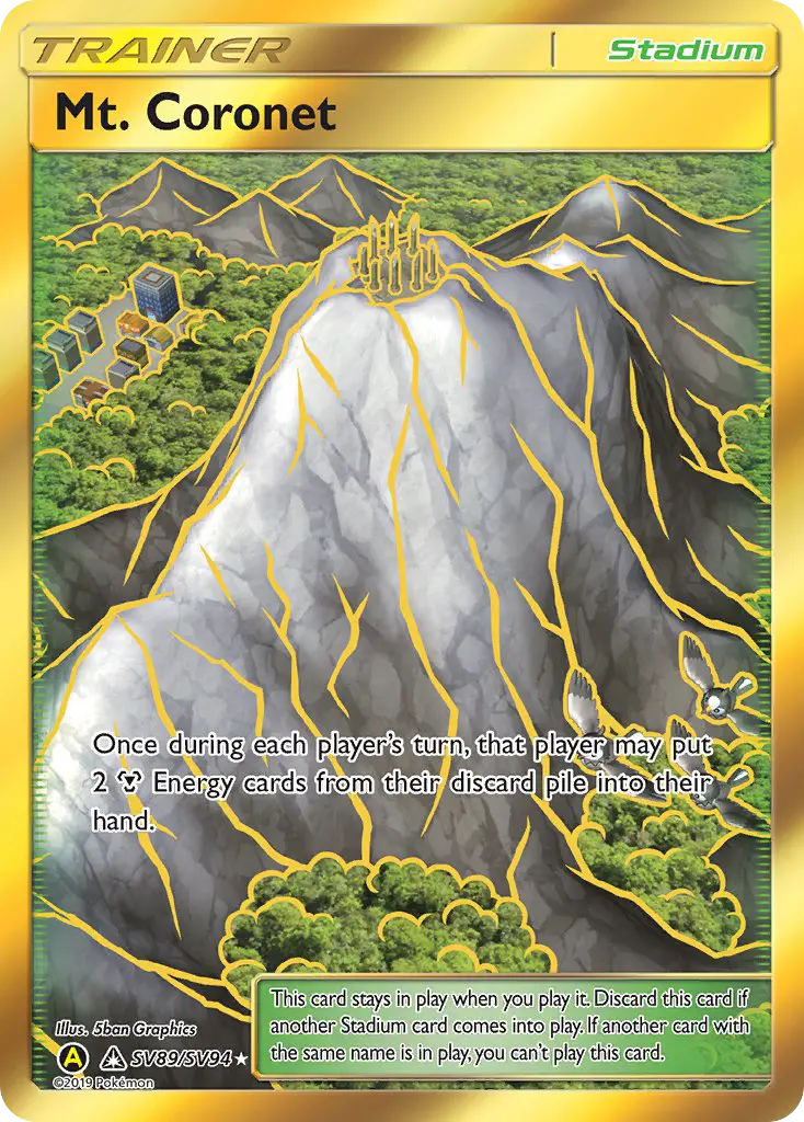 Mt. Coronet SV89 Hidden Fates Shiny Vault Pokesingles