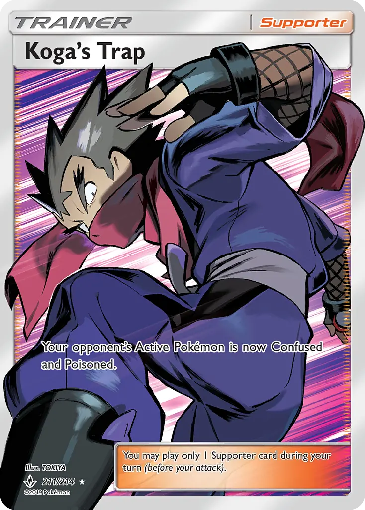 Koga’s Trap 211 Unbroken Bonds Pokesingles