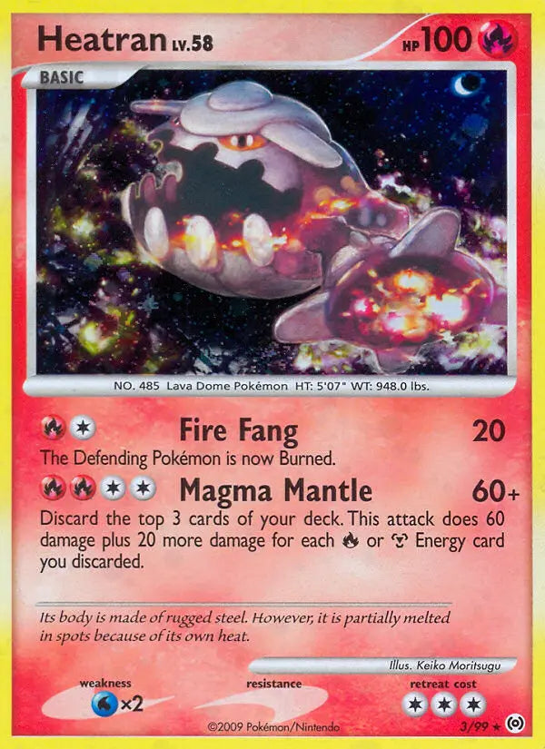 Heatran 3 Arceus Pokesingles