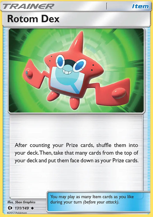 Rotom Dex 131 Sun & Moon Pokesingles