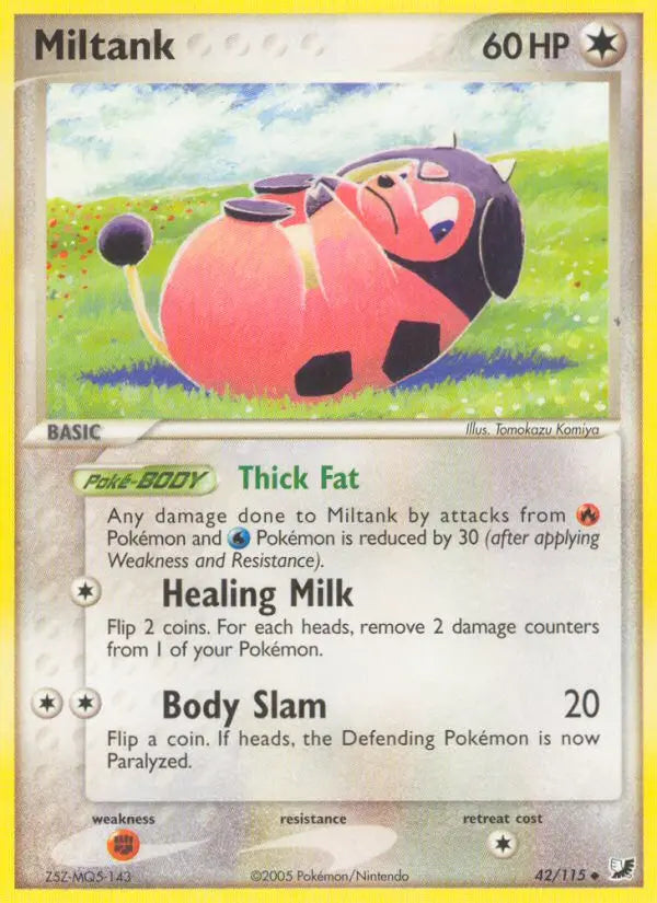 Miltank 42 Unseen Forces Pokesingles