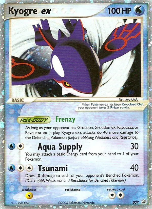 Kyogre ex 37 Nintendo Black Star Promos Pokesingles