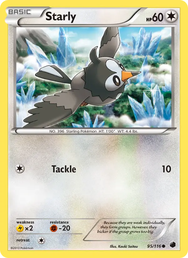 Starly 95 Plasma Freeze Pokesingles