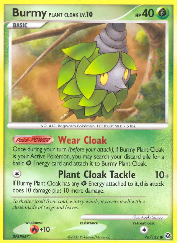 Burmy Plant Cloak 78 Secret Wonders Pokesingles
