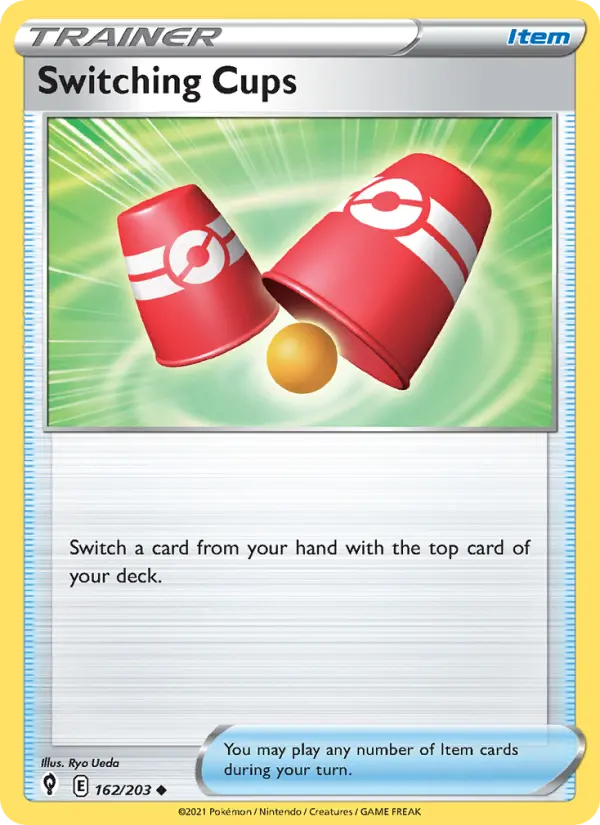 Switching Cups 162 Evolving Skies Pokesingles