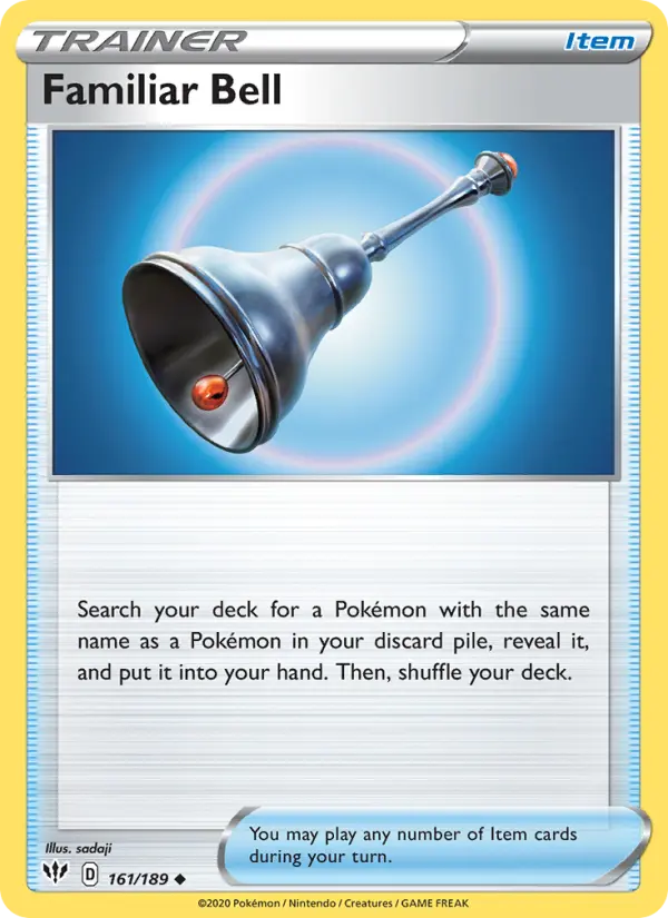 Familiar Bell 161 Darkness Ablaze Pokesingles