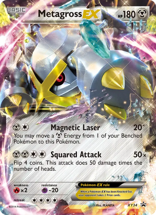 Metagross EX XY34 XY Black Star Promos Pokesingles
