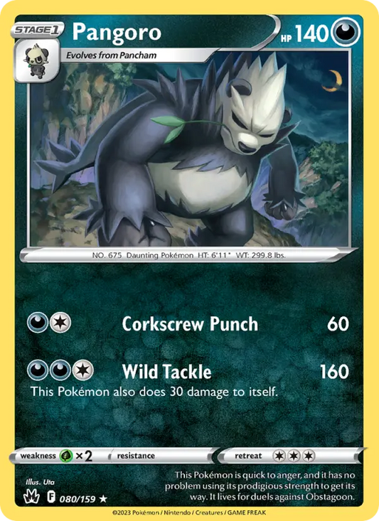 Pangoro 80 Crown Zenith Pokesingles
