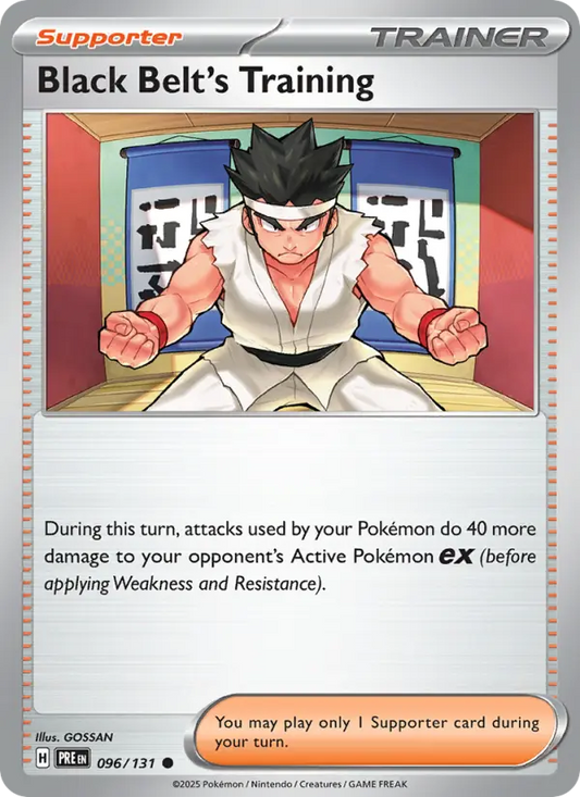 Black Belt's Training 96 Prismatic Evolutions Pokesingles