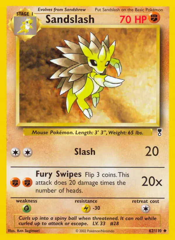 Sandslash 62 Legendary Collection Pokesingles