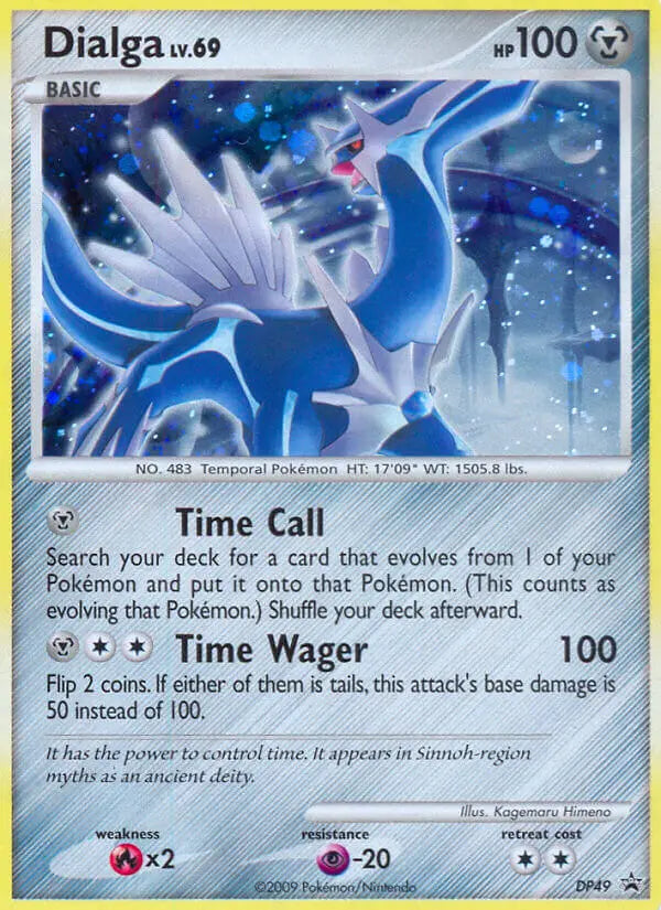 Dialga DP49 DP Black Star Promos Pokesingles