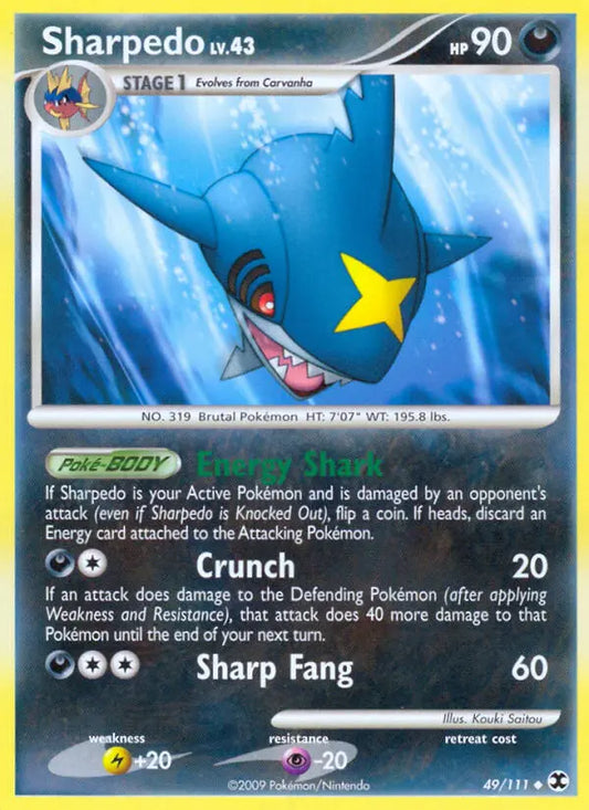 Sharpedo 49 Rising Rivals Pokesingles
