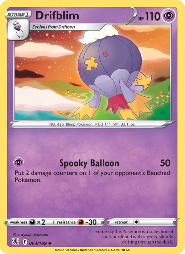 Drifblim 64 Astral Radiance Pokesingles