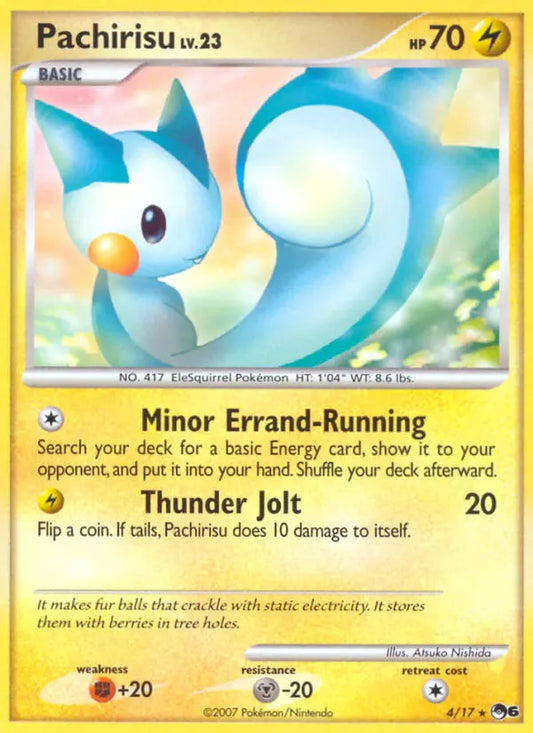 Pachirisu 4 POP Series 6 Pokesingles