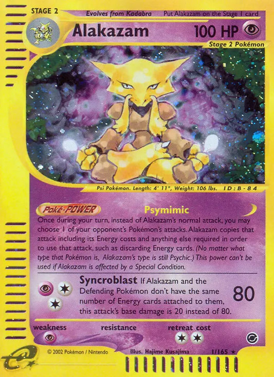 Alakazam 1 Expedition Base Set Pokesingles