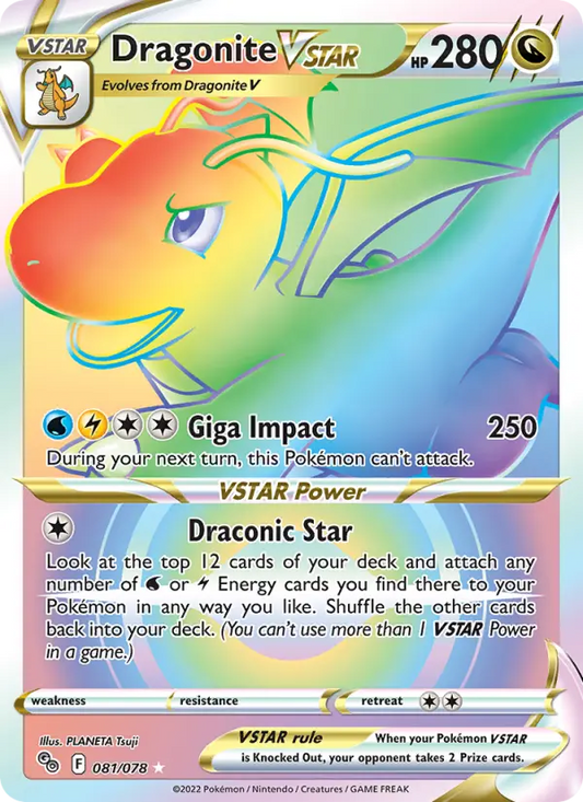 Dragonite VSTAR 81 Pokémon GO Pokesingles