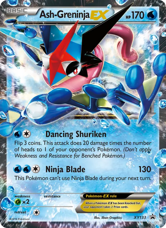 Ash Greninja EX XY133 XY Black Star Promos Pokesingles