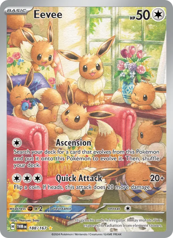 Eevee 188 Twilight Masquerade Pokesingles