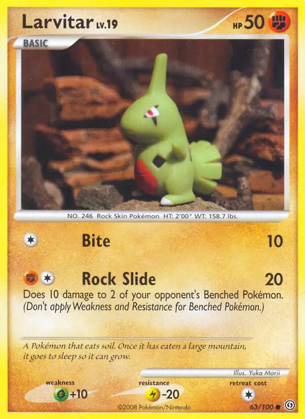 Larvitar 63 Stormfront Pokesingles