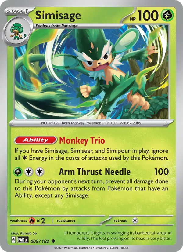 Simisage 5 Paradox Rift Pokesingles
