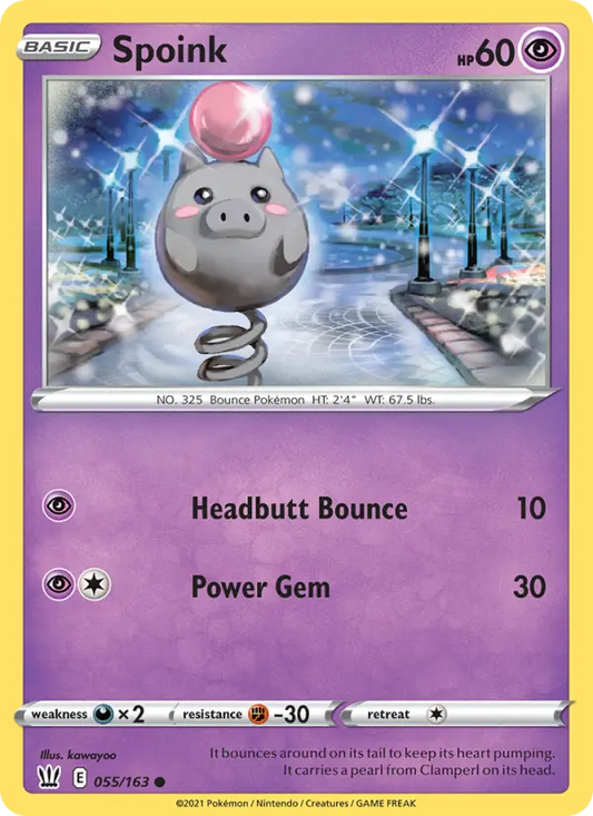 Spoink 55 Battle Styles Pokesingles