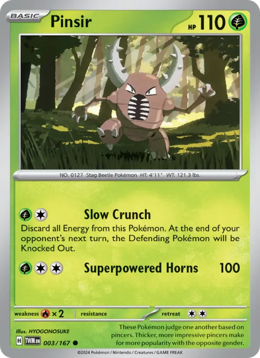 Pinsir 3 Twilight Masquerade Pokesingles