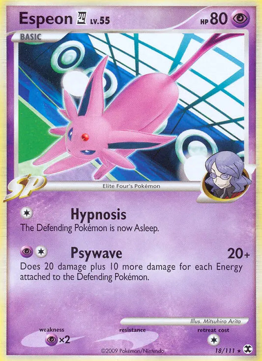 Espeon 4 18 Rising Rivals Pokesingles