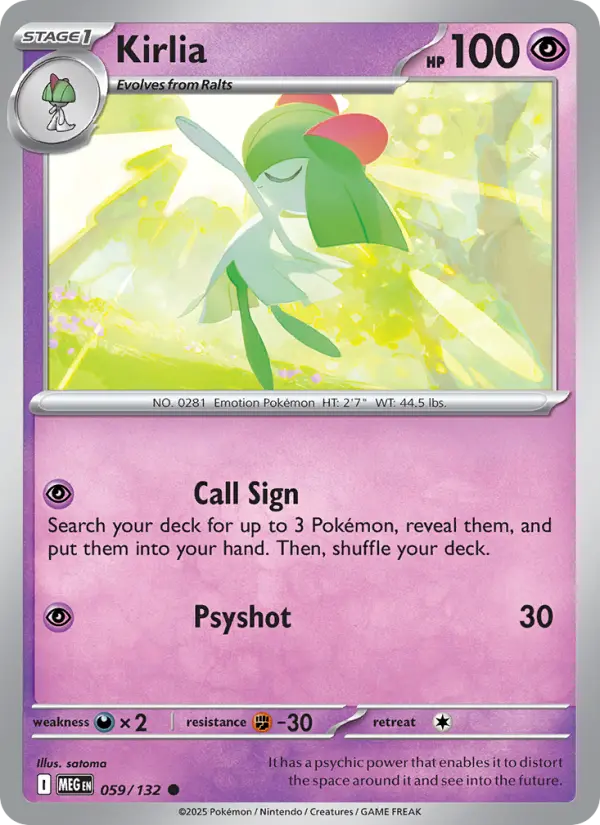 Kirlia 59 Mega Evolution Pokesingles