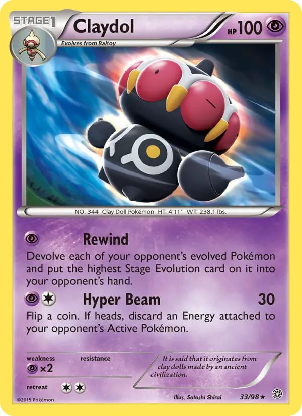 Claydol 33 Ancient Origins Pokesingles