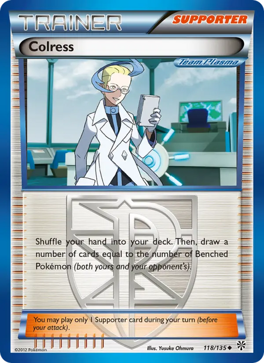 Colress 118 Plasma Storm Pokesingles