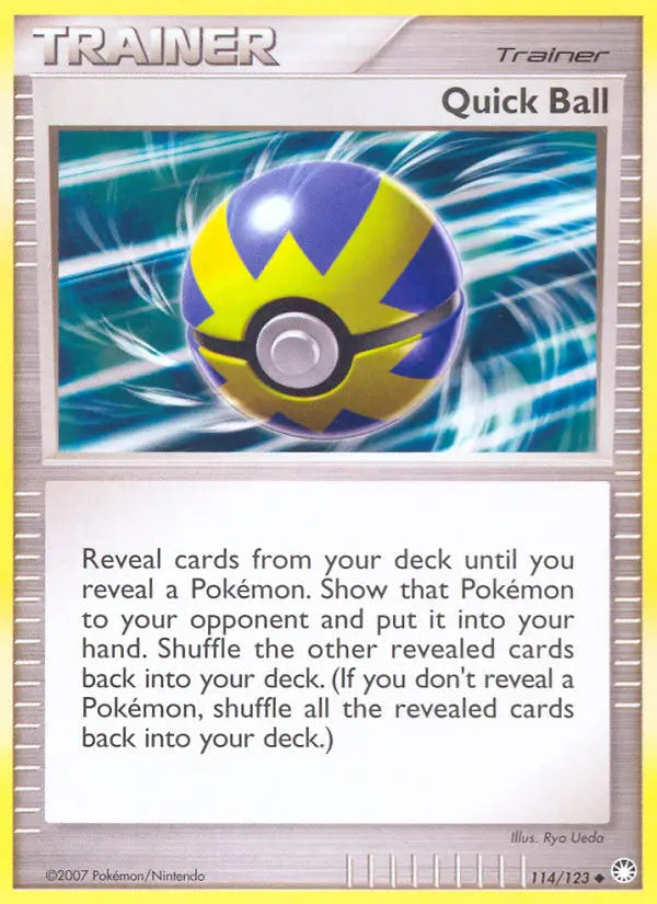 Quick Ball 114 Mysterious Treasures Pokesingles