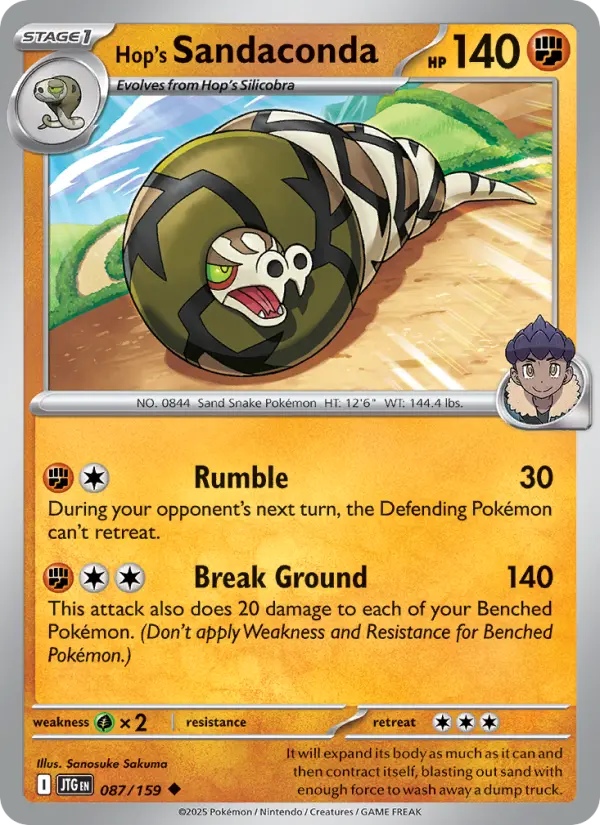 Hop's Sandaconda 87 Journey Together Pokesingles
