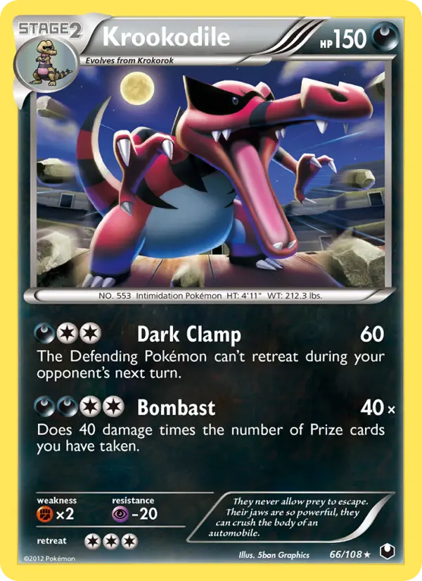 Krookodile 66 Dark Explorers Pokesingles